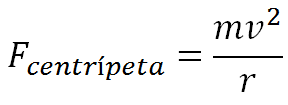 Formula força centrípeta